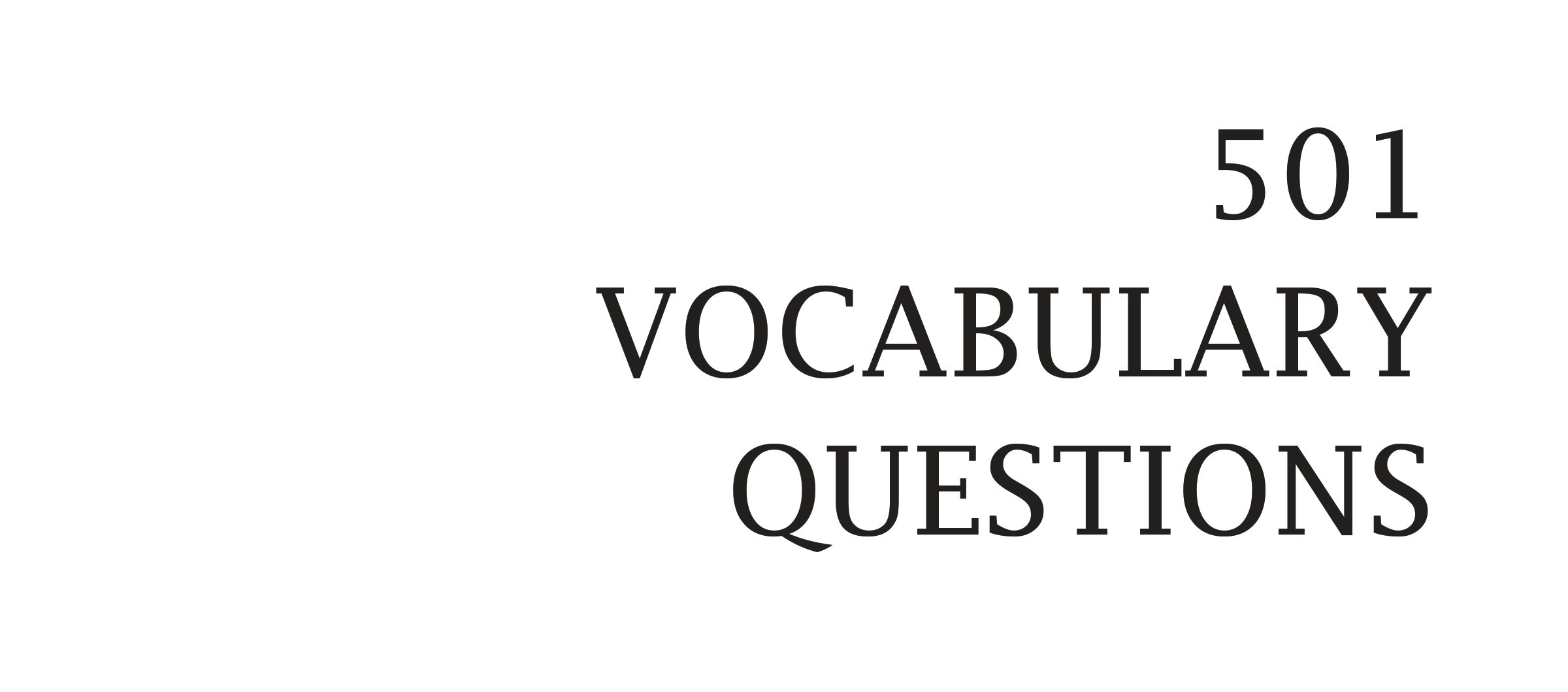 501 vocabulary questions دانلود کتاب 501 vocabulary questions دانلود کتاب
