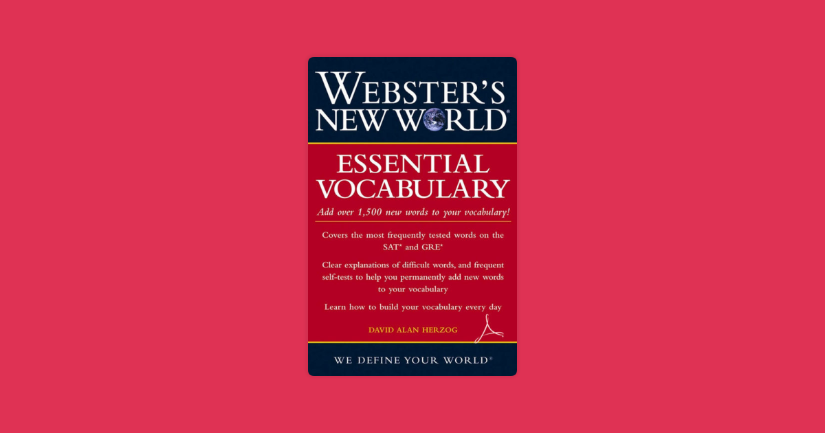 Webster’s Essential vocabulary دانلود کتاب