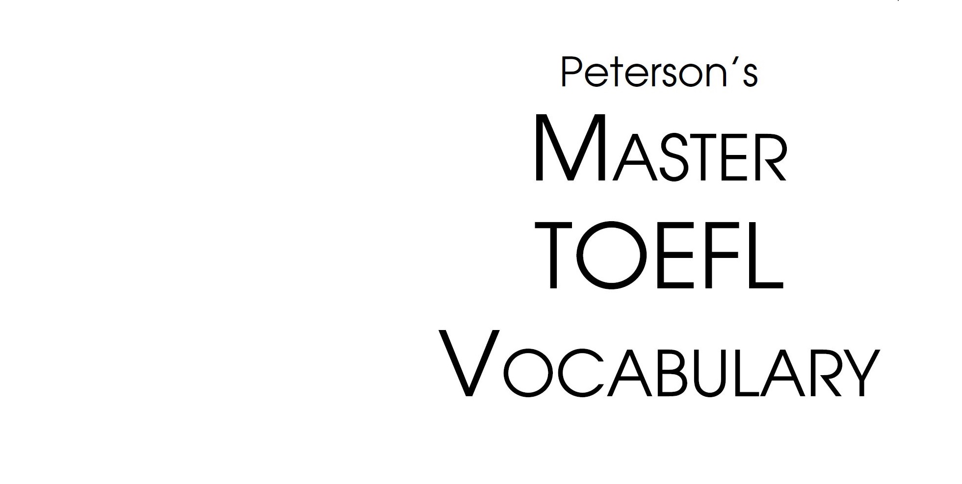 دانلود کتاب Master TOEFL Vocabulary Skills دانلود کتاب Master TOEFL Vocabulary Skills