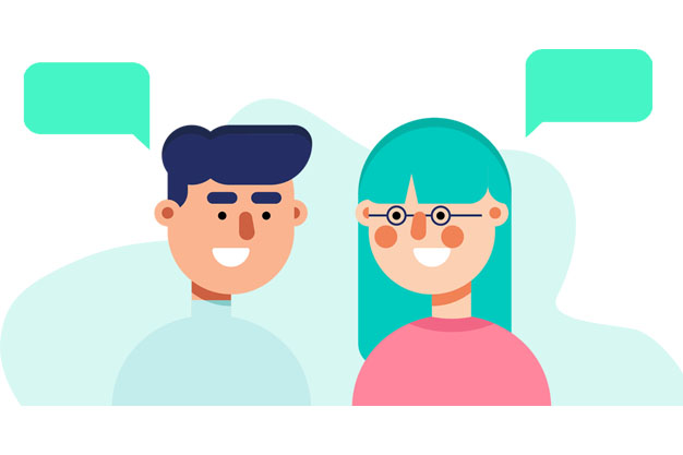 Practice speaking English