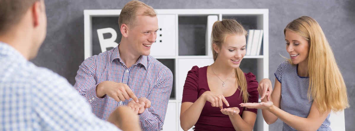 آموزش زبان اشاره انگلیسی آموزش زبان اشاره انگلیسی