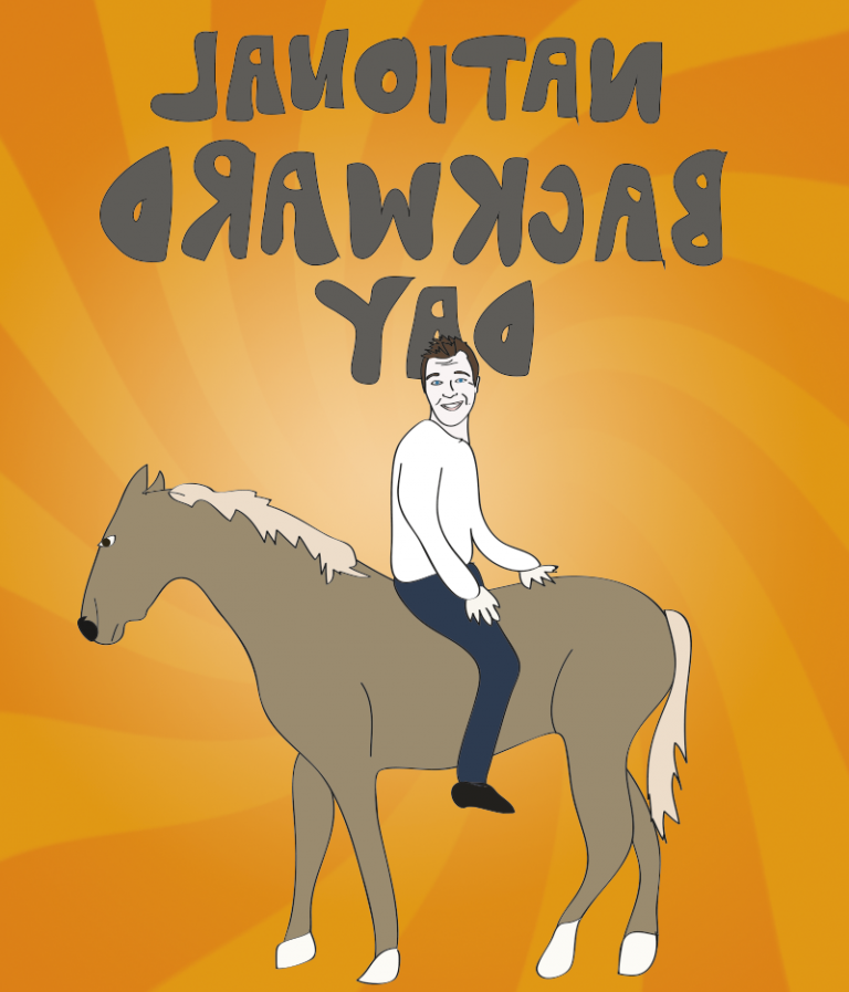 روز جهانی برعکس شدن Backward Day آکادمی مجازی زبان انگلیسی 24talk